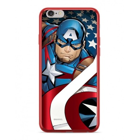 CASE CHROME MARVEL CAPTAIN AMERICA 004 IPHONE XS MAX RED