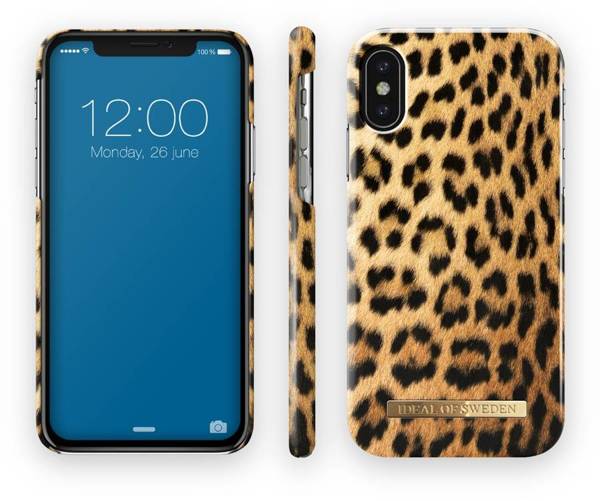 CASE ETUI IDEAL OF SWEDEN IDFCS17-IXS-67 WILD LEOPARD IPHONE X/XS