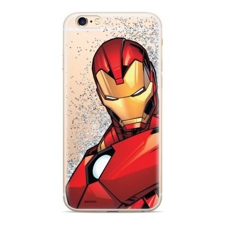 CASE LIQUID GLITTER MARVEL IRON MAN 005 IPHONE XS MAX