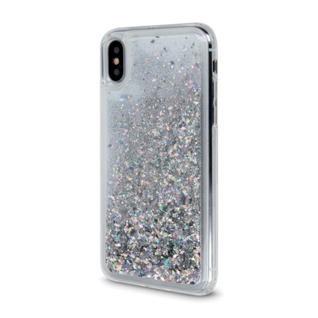 CASE LIQUID GLITTER TPU HUAWEI P20 LITE 2019 SILVER