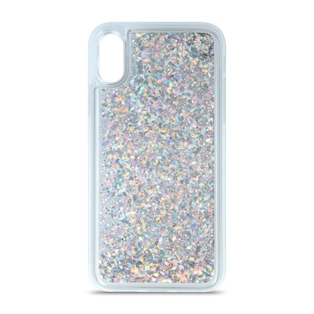 CASE LIQUID GLITTER TPU SAMSUNG GALAXY A40 SILVER