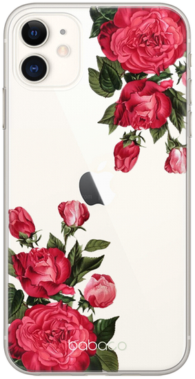 CASE OVERPRINT BABACO FLOWERS 007 IPHONE 13 PRO TRANSPARENT