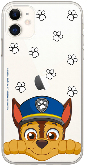 CASE OVERPRINT  PAW PATROL 003 CHASE IPHONE XR TRANSPARENT