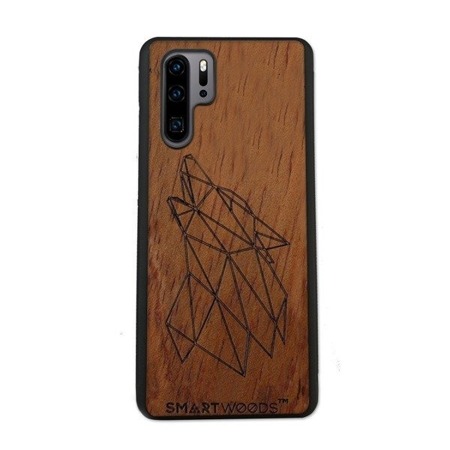 CASE WOODEN SMARTWOODS WOLF HUAWEI P30 PRO