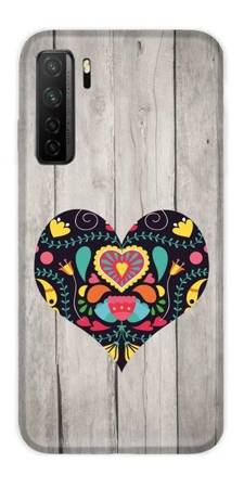 CASEGADGET CASE OVERPRINT BLACK HEART HUAWEI P40 LITE 5G