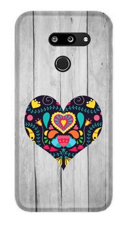 CASEGADGET CASE OVERPRINT BLACK HEART LG G8 THINQ