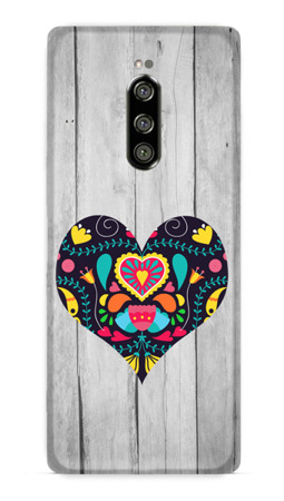 CASEGADGET CASE OVERPRINT BLACK HEART SAMSUNG GALAXY A20S