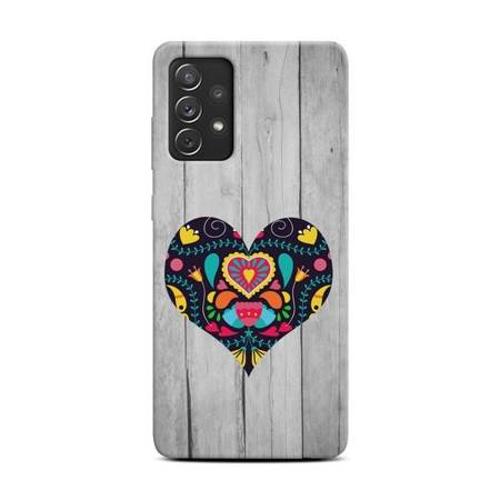 CASEGADGET CASE OVERPRINT BLACK HEART SAMSUNG GALAXY A72 / A72 5G