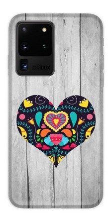 CASEGADGET CASE OVERPRINT BLACK HEART SAMSUNG GALAXY S20 ULTRA