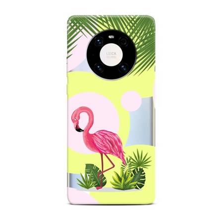 CASEGADGET CASE OVERPRINT FLAMINGO AND FLOWERS HUAWEI MATE 40