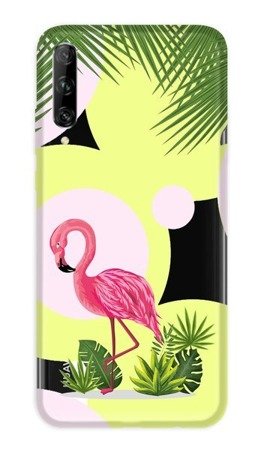 CASEGADGET CASE OVERPRINT FLAMINGO AND FLOWERS HUAWEI P SMART PRO