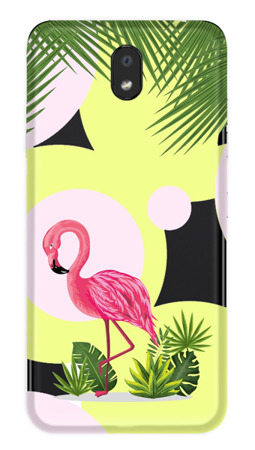 CASEGADGET CASE OVERPRINT FLAMINGO AND FLOWERS LG K30 2019