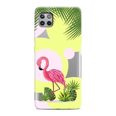 CASEGADGET CASE OVERPRINT FLAMINGO AND FLOWERS MOTO G 5G