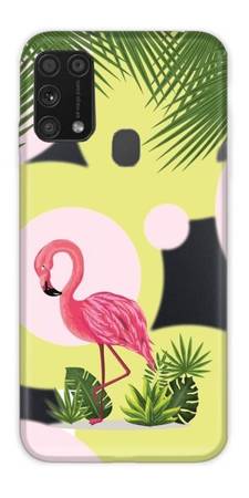 CASEGADGET CASE OVERPRINT FLAMINGO AND FLOWERS SAMSUNG GALAXY M31S