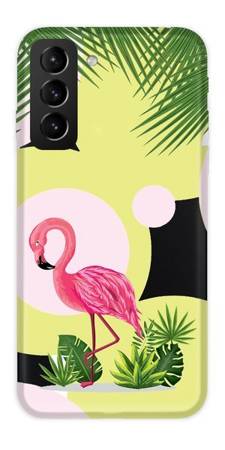 CASEGADGET CASE OVERPRINT FLAMINGO AND FLOWERS SAMSUNG GALAXY S21 PLUS