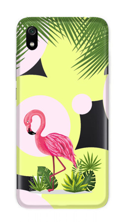 CASEGADGET CASE OVERPRINT FLAMINGO AND FLOWERS XIAOMI REDMI 7A