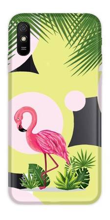 CASEGADGET CASE OVERPRINT FLAMINGO AND FLOWERS XIAOMI REDMI 9I