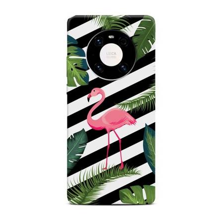 CASEGADGET CASE OVERPRINT FLAMINGO IN LEAVES HUAWEI MATE 40