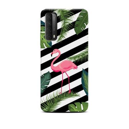 CASEGADGET CASE OVERPRINT FLAMINGO IN LEAVES HUAWEI P SMART 2021