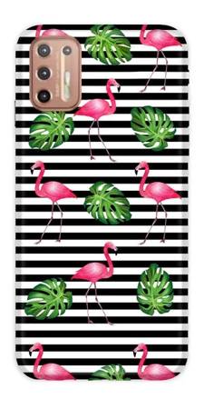 CASEGADGET CASE OVERPRINT FLAMINGO MOTOROLA MOTO G9 PLUS