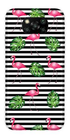 CASEGADGET CASE OVERPRINT FLAMINGO POCOPHONE X3