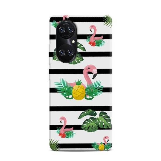 CASEGADGET CASE OVERPRINT FLAMINGOS 2 HUAWEI P50