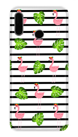 CASEGADGET CASE OVERPRINT FLAMINGOS AND LEAVES LENOVO MOTO P40 PLAY