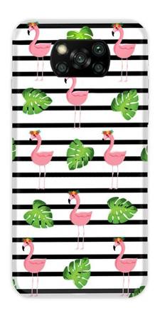 CASEGADGET CASE OVERPRINT FLAMINGOS POCOPHONE X3