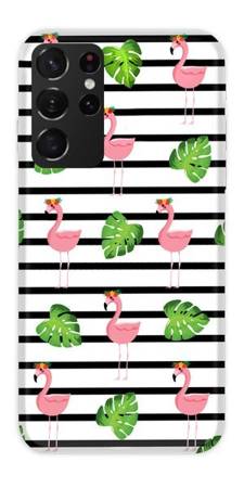 CASEGADGET CASE OVERPRINT FLAMINGOS SAMSUNG GALAXY S21 ULTRA