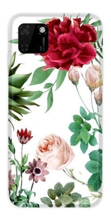 CASEGADGET CASE OVERPRINT RED FLOWERS HUAWEI Y5P