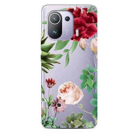 CASEGADGET CASE OVERPRINT RED FLOWERS XIAOMI MI 11 PRO