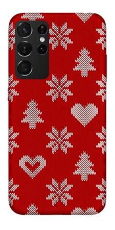 CASEGADGET CASE OVERPRINT RED HEARTS SAMSUNG GALAXY S21 ULTRA