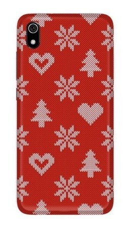 CASEGADGET CASE OVERPRINT RED HEARTS XIAOMI REDMI 7A