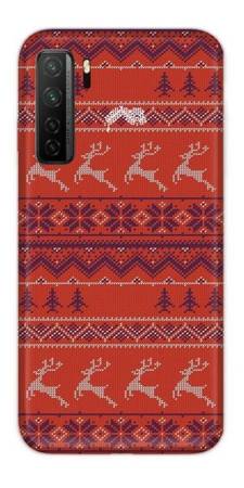 CASEGADGET CASE OVERPRINT RED RENIFERS HUAWEI P40 LITE 5G