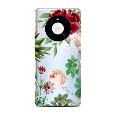 CASEGADGET CASE OVERPRINT RED ROSE AND LEAVES HUAWEI MATE 40