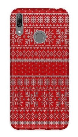 CASEGADGET CASE OVERPRINT RED SNOWFLAKE HUAWEI P SMART 2019 / HONOR 10 LITE