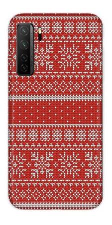 CASEGADGET CASE OVERPRINT RED SNOWFLAKE HUAWEI P40 LITE 5G