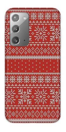 CASEGADGET CASE OVERPRINT RED SNOWFLAKE SAMSUNG GALAXY NOTE 20 PLUS