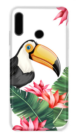 CASEGADGET CASE OVERPRINT TOUCAN AND LEAVES LENOVO MOTO P40 PLAY