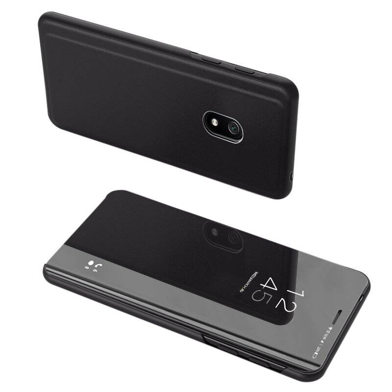 CLEAR VIEW CASE COVER FOR XIAOMI REDMI 8A BLACK