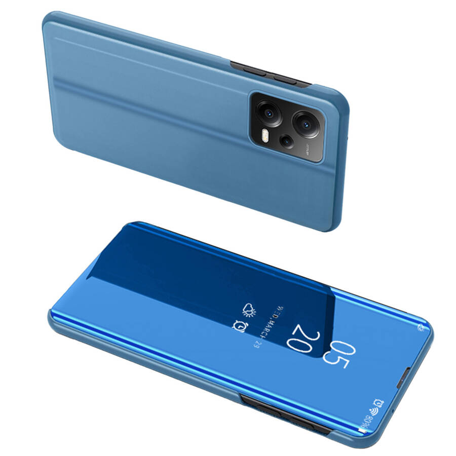 CLEAR VIEW CASE COVER FOR XIAOMI REDMI NOTE 12 PRO+ FLIP COVER BLUE