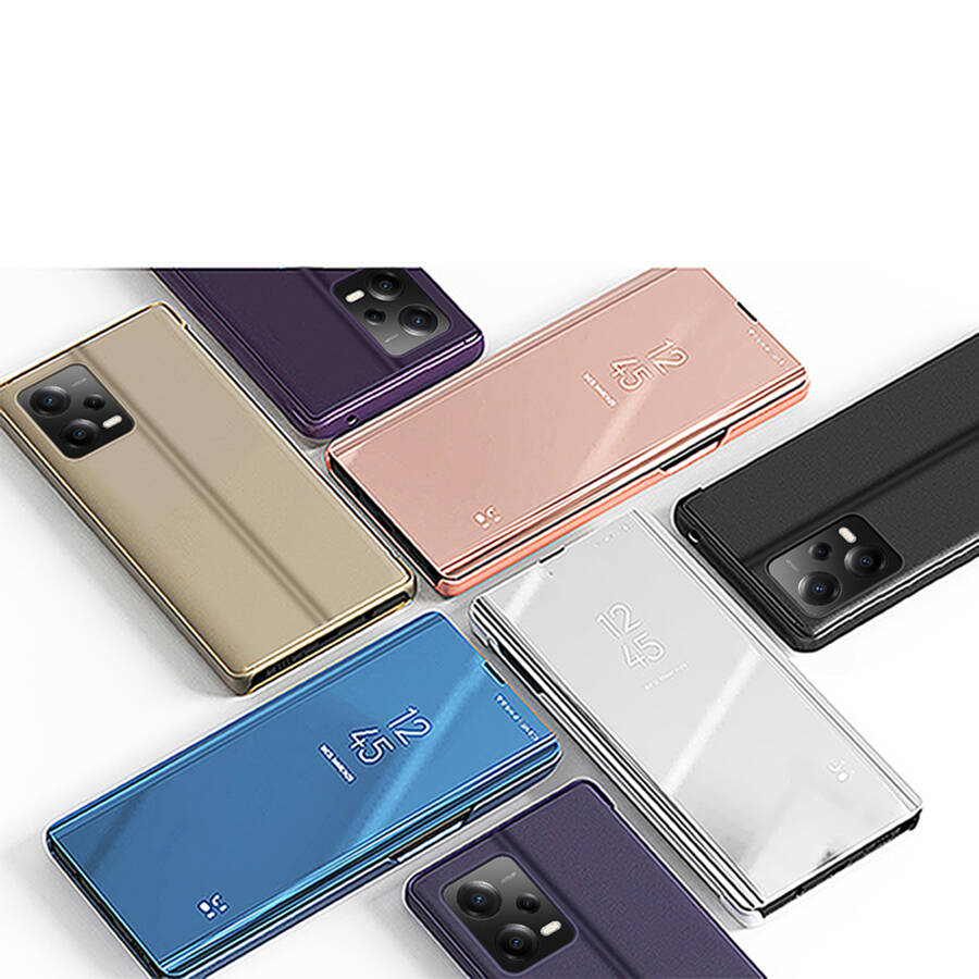 CLEAR VIEW CASE COVER FOR XIAOMI REDMI NOTE 12 PRO+ FLIP COVER BLUE