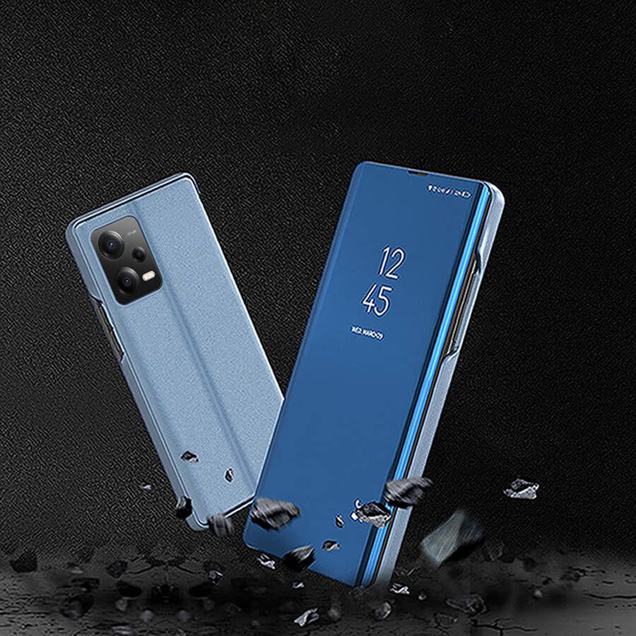 CLEAR VIEW CASE COVER FOR XIAOMI REDMI NOTE 12 PRO+ FLIP COVER BLUE