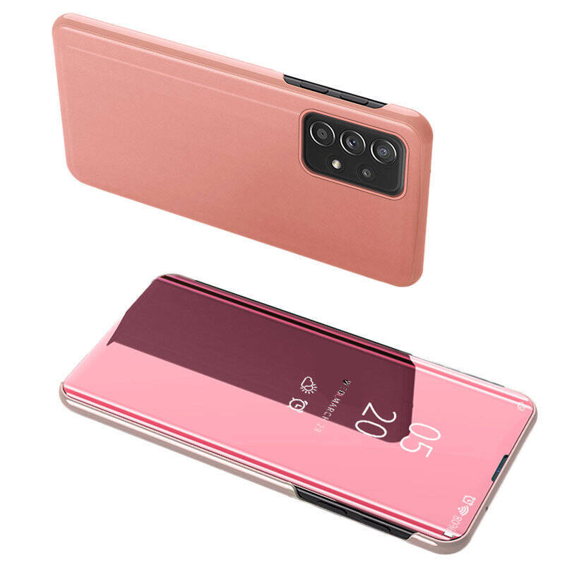 CLEAR VIEW CASE FLIP COVER FOR SAMSUNG GALAXY A33 5G PINK