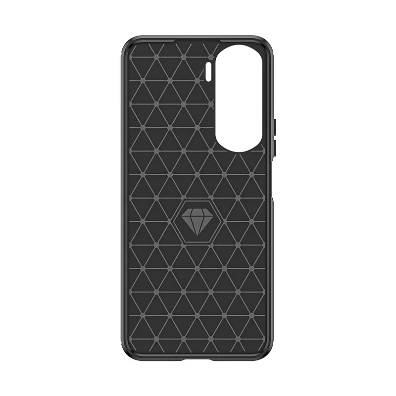 Carbon Case for Honor 90 Pro - black