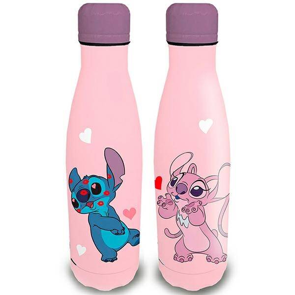 Coriex Butelka na wodę Stitch 500ml różowo fioletowy/pink purple 10650