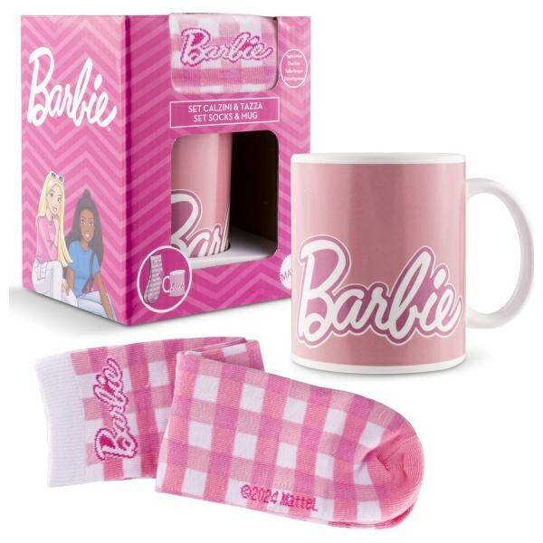 Coriex Zestaw prezentowy Barbie -  kubek  ze skarpetkami set1 10745