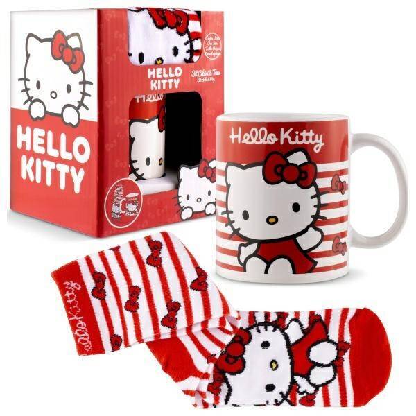 Coriex Zestaw prezentowy Hello Kitty -     kubek ze skarpetkami set2 10743