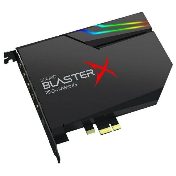 Creative Karta dźwiękowa Sound Blaster    X AE-5 Plus czarny/black PCI-e