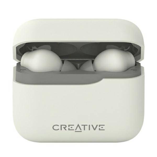 Creative Słuchawki bezprzewodowe Zen Air Plus kremowy/creme Bluetooth 5.3 ANC